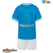 Camiseta SSC Napoli Primera Equipación para niños 2025-26 manga corta (+ pantalones cortos)